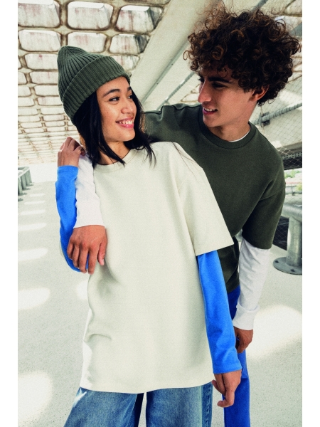 Maglietta oversize unisex personalizzata Native Spirit French Terry