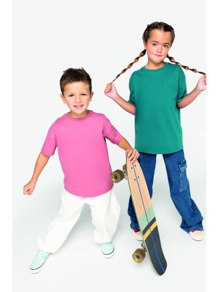 T shirt bambino unisex personalizzata Native Spirit con spalle cascanti