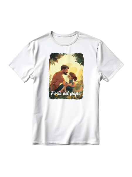 T shirt festa del papà in cotone