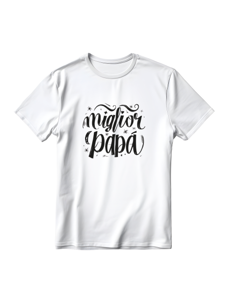 T shirt festa del papà in cotone personalizzate
