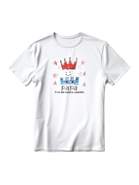Magliette festa del papà cotone personalizzabili