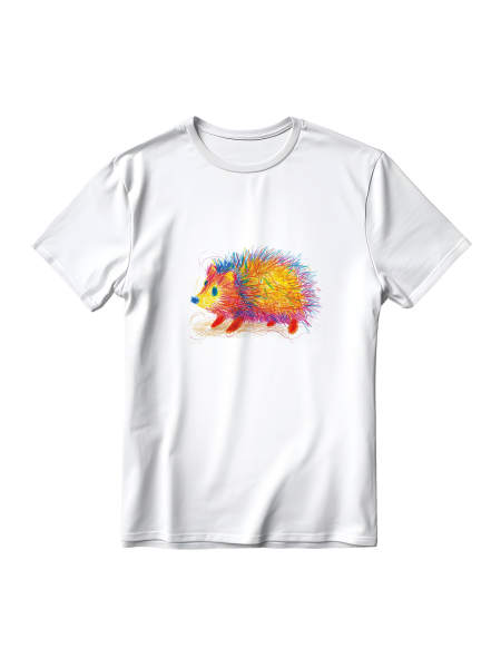 Magliette divertenti unisex personalizzate con grafica originale Porcupine