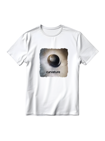 Magliette divertenti unisex personalizzate con grafica originale Curvature
