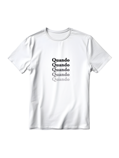 Magliette divertenti unisex personalizzate con logo originale quando