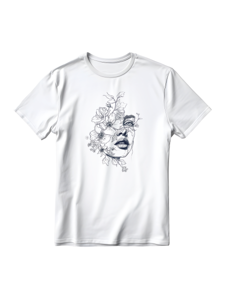 Maglietta bianca manica corta divertente unisex