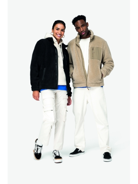 Giacca sherpa unisex personalizzata Native Spirit