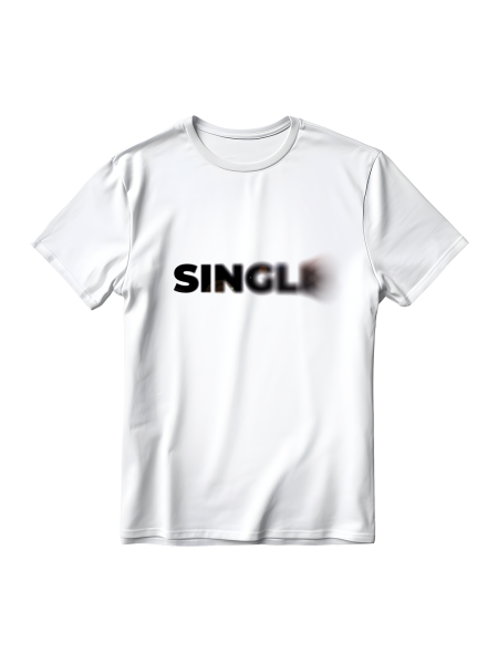 Maglietta in cotone semipettinato Ringspun con grafica originale per addio al celibato Single