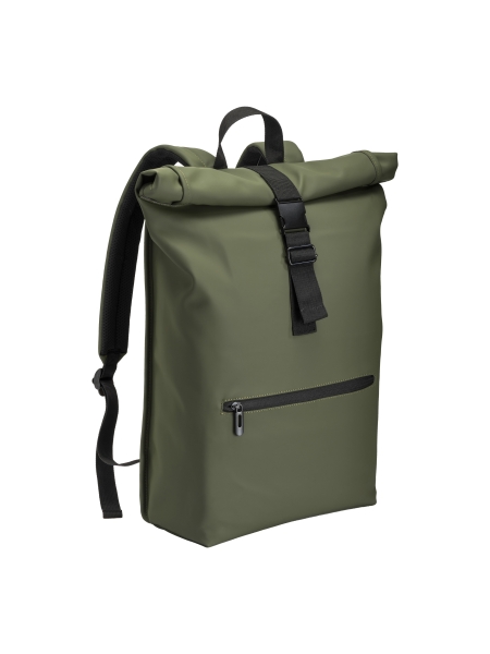 Zaino roll top water resistant porta pc personalizzato DeMi Design Milano Hardware