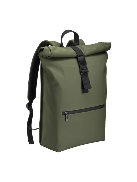 Zaino roll top water resistant porta pc personalizzato DeMi Design Milano Brera-Roll