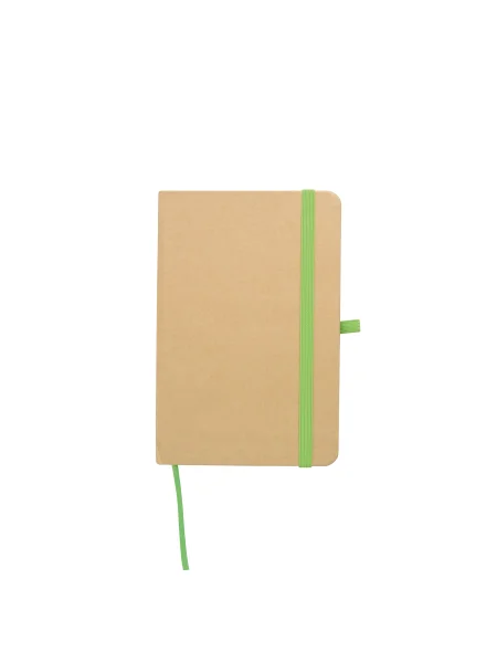 Taccuino A5 con elastico con carta riciclata personalizzato University