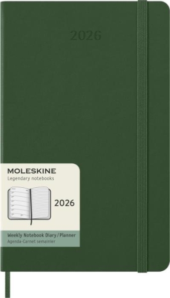 Agenda settimanale con copertina rigida Moleskine 12M L