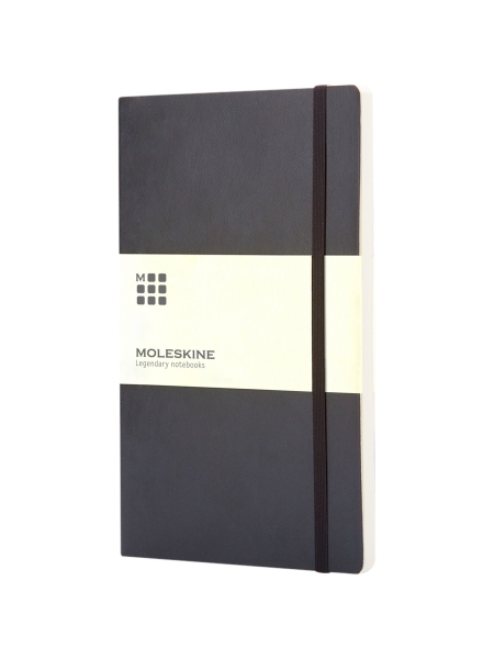 Blocco note con copertina morbida - pagine bianche Moleskine Classic L
