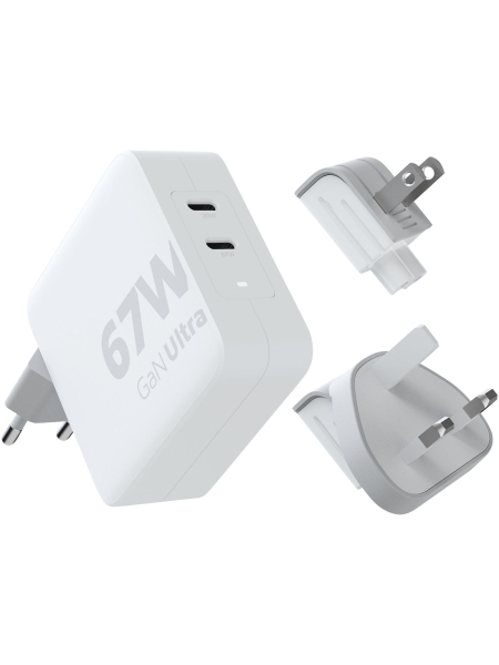 Caricabatterie da viaggio da 67 W con cavo USB-C PD da 100 W Xtorm XVC2067 GaN Ultra