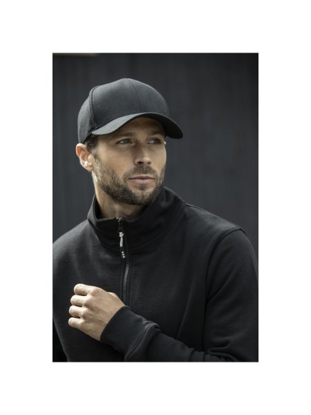 Cappellino in tessuto riciclato Aware™ a 6 pannelli Opal