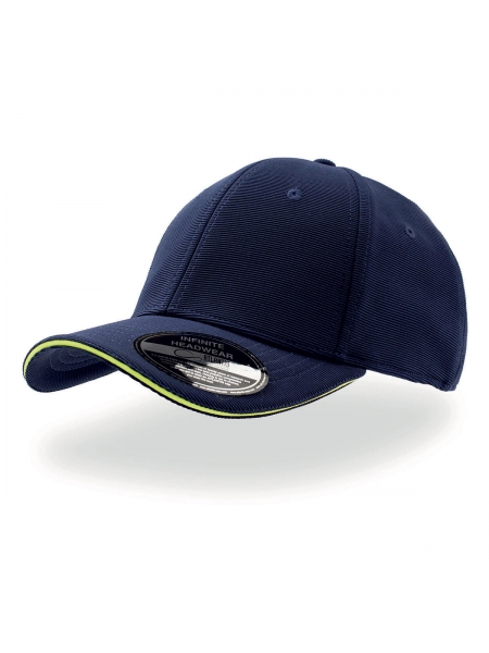 Cappellino Caddy con pannello frontale rinforzato e visiera pre-curvata Atlantis