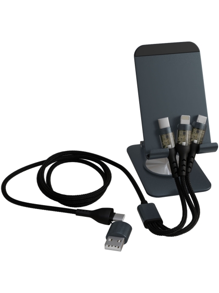Supporto per telefono pieghevole con cavo di ricarica 3 in 1 SCX.design O32