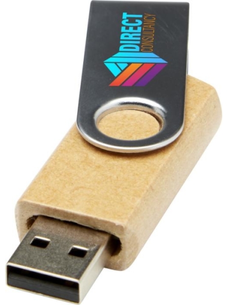 USB 2.0 in carta riciclata Rotate