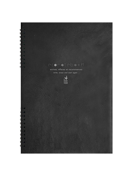 EcoNotebook NA4 con copertina in pelle PU