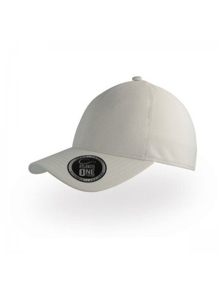 Cappellino Cap One a 1 pannello con adesivo sulla visiera Atlantis
