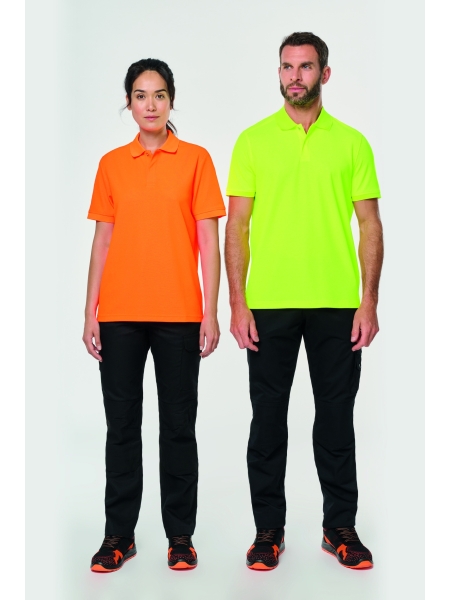 Polo unisex ecosostenibile WK Designed To Work