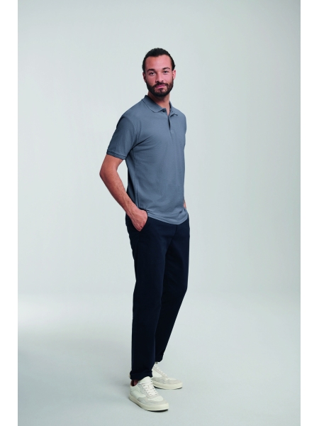Polo da uomo Authentic Eco personalizzata Russell
