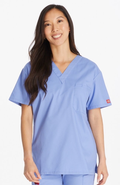 Casacca collo a V unisex 150 g/m² personalizzabile Dickies Medical V-Neck Top