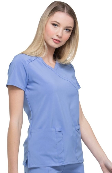 Casacca donna 174 g/m² personalizzabile Dickies Medical Mock Wrap Solid Scrub Top
