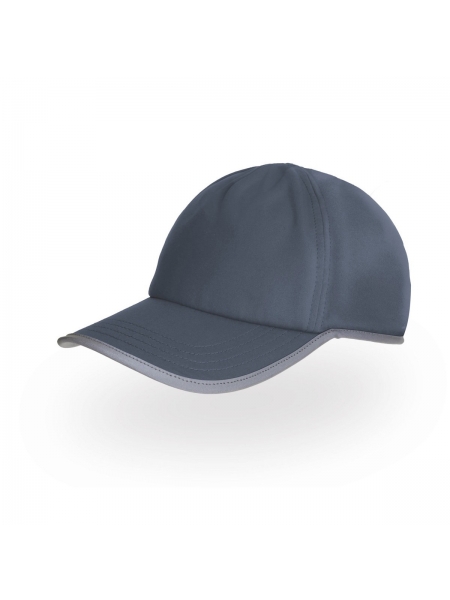 Cappellino Cap Gore a 5 pannelli con banda riflettente Atlantis