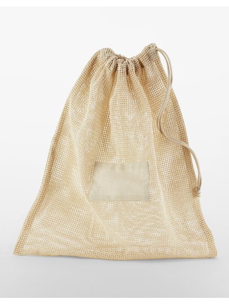 Sacca in cotone organico mesh