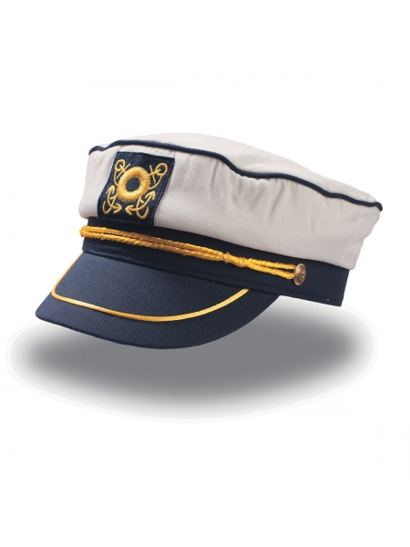 Cappello Captain stile militare pre-ricamato Atlantis