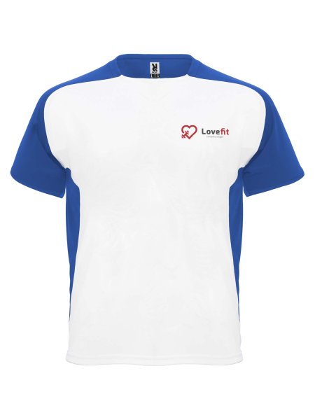 T shirt sportiva da bambino a maniche corte Bugatti Stamp