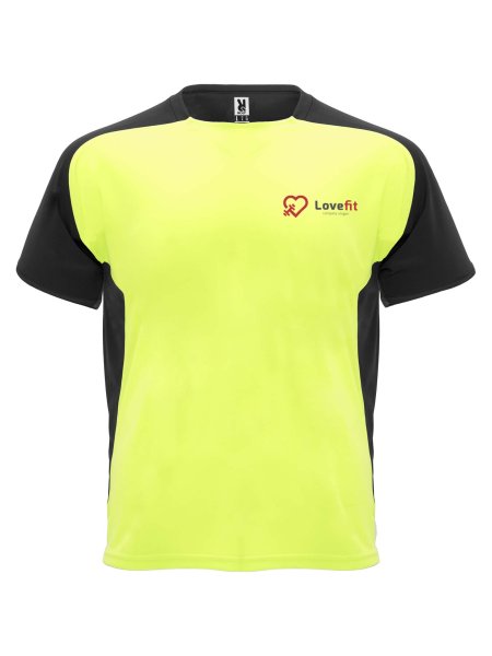 T shirt sportiva da bambino a maniche corte Bugatti Stamp