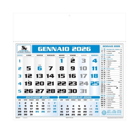 Calendario americano personalizzabile United States 43 x 41 cm