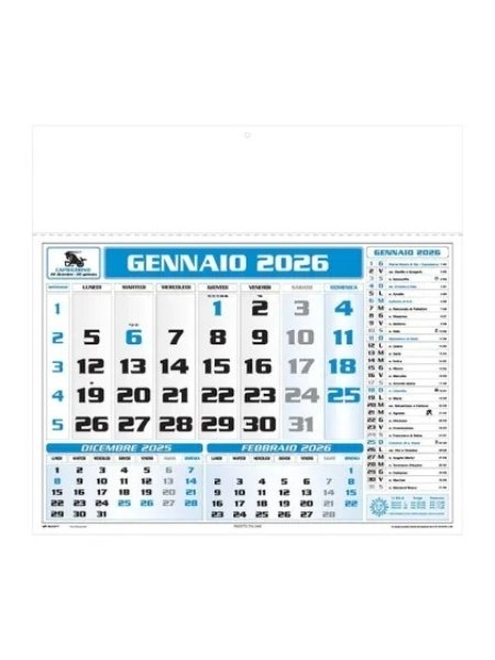 Calendario americano personalizzabile United States 43 x 41 cm