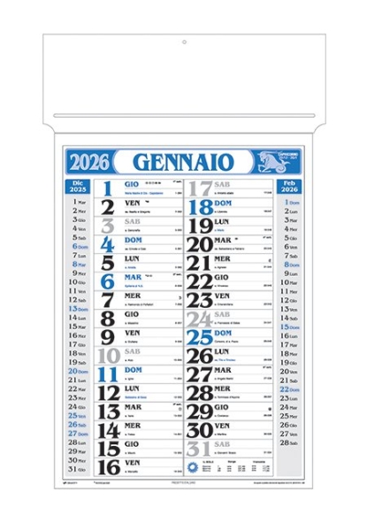 Calendario olandese personalizzato Passafoglio 34 x 53,5 cm