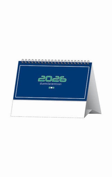 Calendario da scrivania personalizzato Classico 19 x 14.5 cm