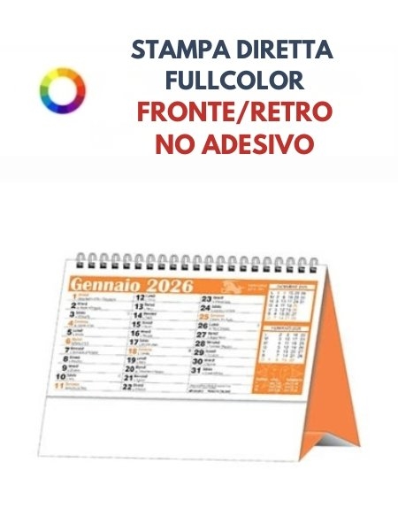 Calendario da tavolo personalizzato Funzional 19 x 14.5 cm
