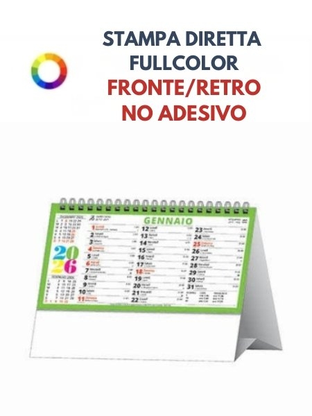 Calendario da scrivania personalizzato Fantasy 19 x 14,5 cm