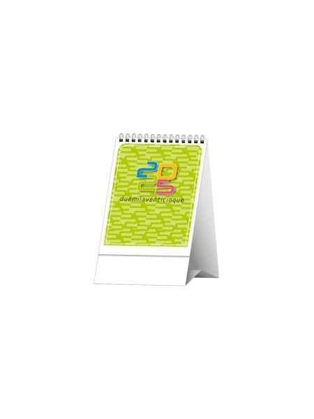 Calendario da tavolo personalizzato Multicolor Verticale 12,5 x 19,5 cm