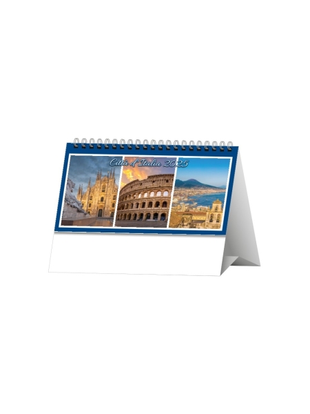 Calendario da tavolo personalizzato Città d'Italia 14,5 x 19 cm
