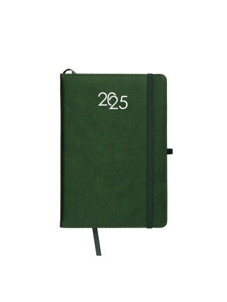 Agenda giornaliera in poliuretano riciclato personalizzata 14,5 x 21 cm