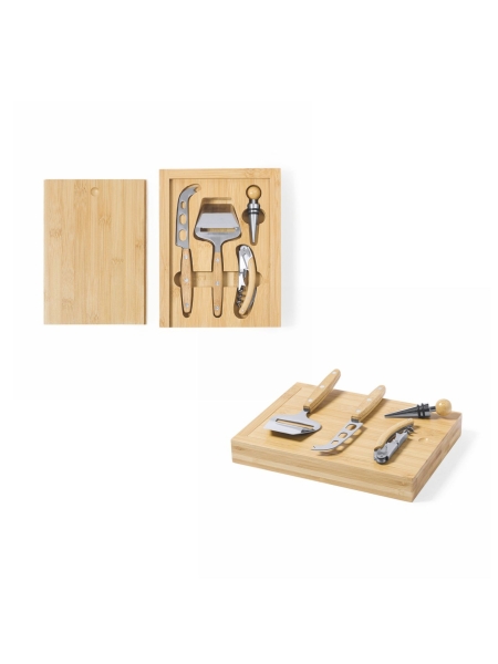 Set Vino e Formaggi In Bamboo FORMY