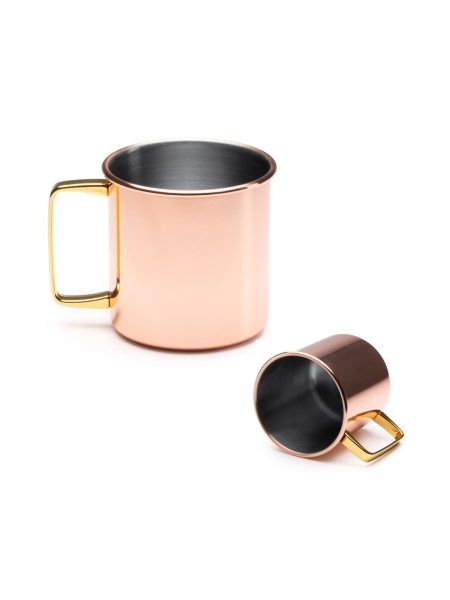 Tazza In Acciaio E Rame 480ml Navia personalizzabile