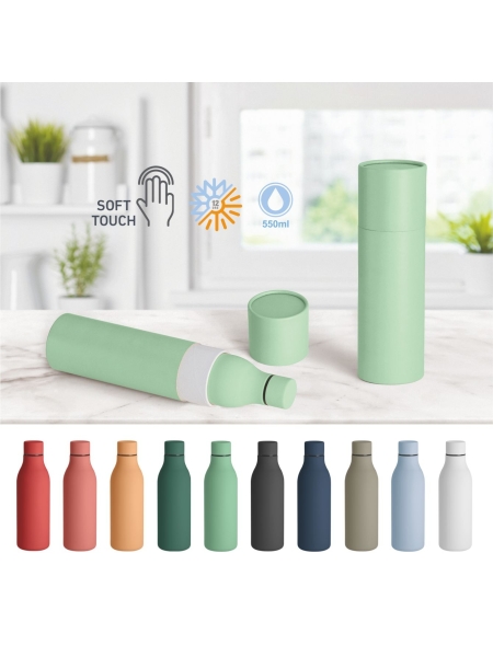 Borraccia Termica Soft Touch 550ML Kasai personalizzata