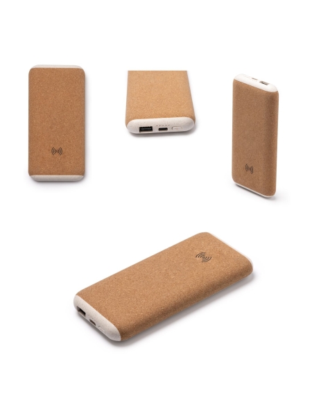 Power Bank In Sughero E Fibra Di Frumento Sema