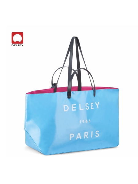 Borsa Tote In PVC E Pelle Delsey Elyse Large