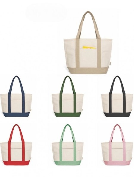 Borsa in cotone riciclato personalizzabile Agatea