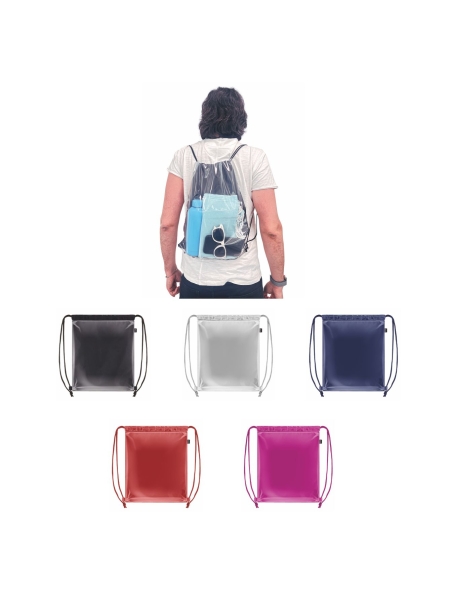 Sacca Trasparente In PVC Gael personalizzabile