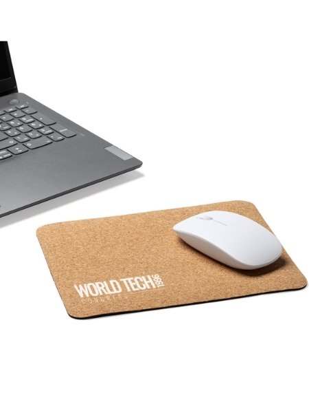Tappetino per mouse in sughero Tyno personalizzabile