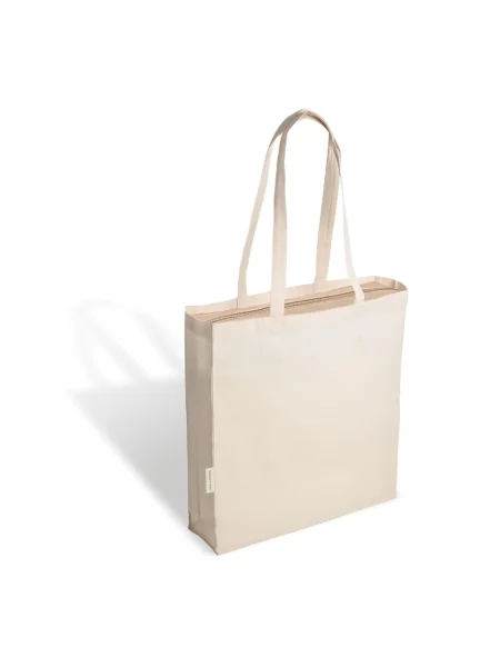 Borsa Shopping In Canvas Natural Lorena personalizzabile